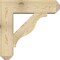 Ekena Millwork Funston Craftsman Rough Sawn Bracket w/ Offset Brace, Douglas Fir, 8"W x 28"D x 28"H BKT0806X28X28FST04RDF - alternate 2